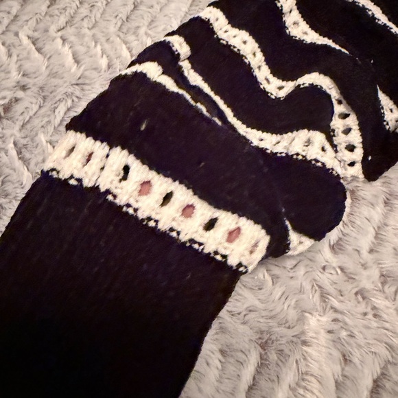 Maurices Black and White Striped Cardigan - Picture 5 of 9